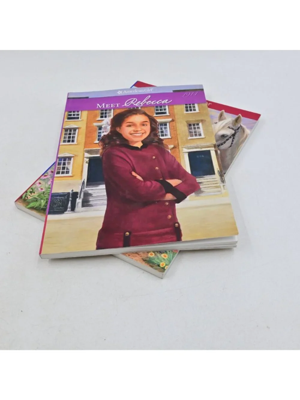 American Girl Book Set Of 4 Kit McKenna Rebecca Saige Story Paperback Collection